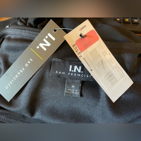 I.N. San Francisco. One shoulder dress NWT - Picture 5 of 7